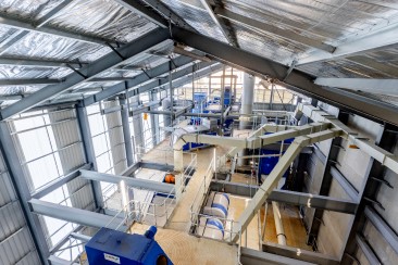 Interior of Orora's new Beneficiation Plant at Gawler, SA.