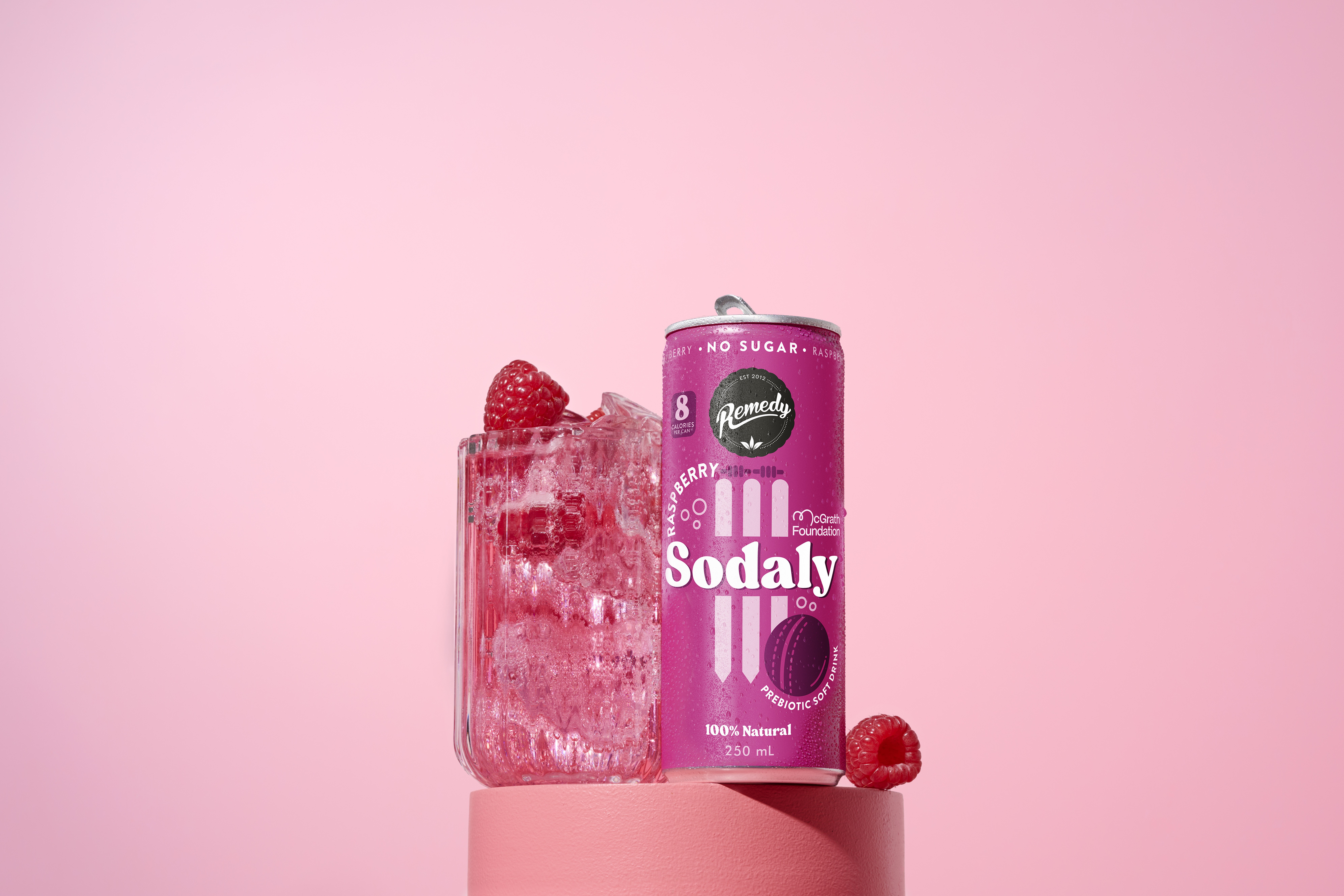 Remedy x McGrath Foundation Sodaly Beverage Can Created Using Helio by Orora™