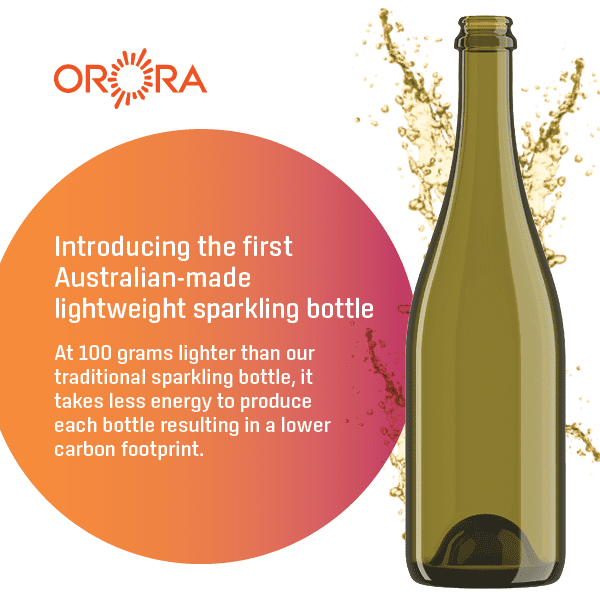 Orora 750ml Lightweight Sparkling Bottle Description