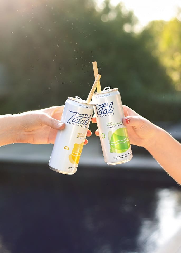 Tidal Artesian Seltzer Cans Suit For Endless Sunny Days
