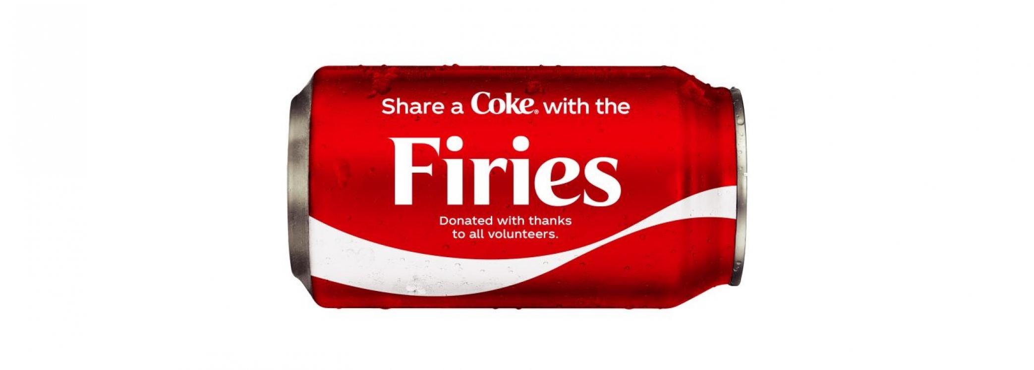 Share a Coke with the Firies Can