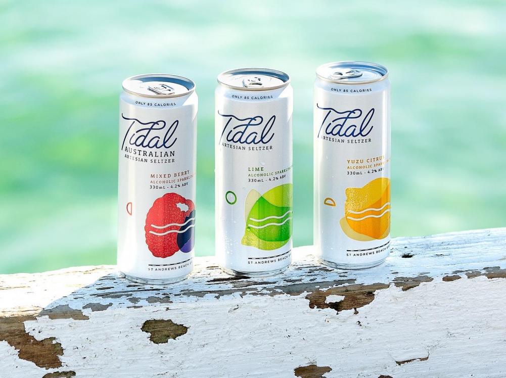 Tidal Selzter cans