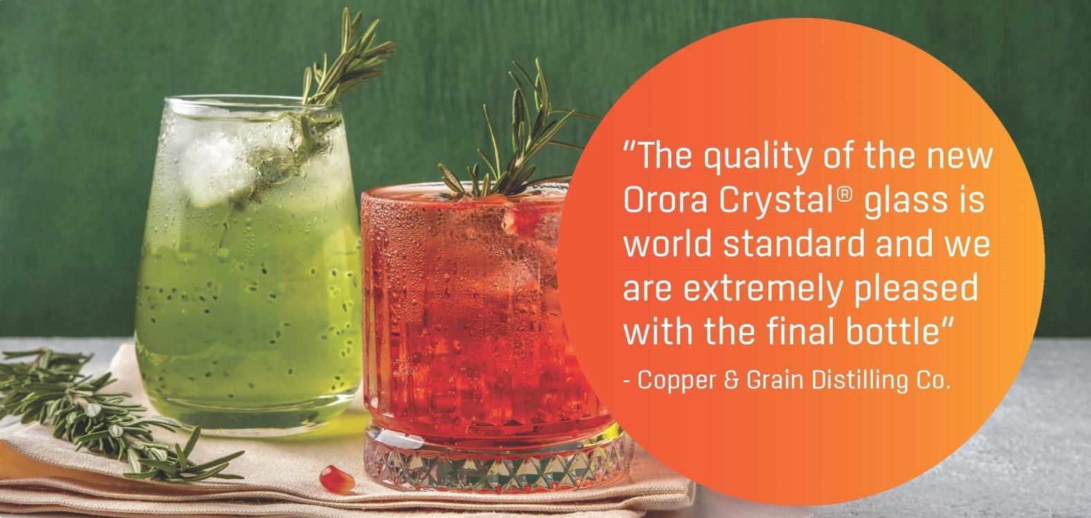 Orora Crystal Glass Banner