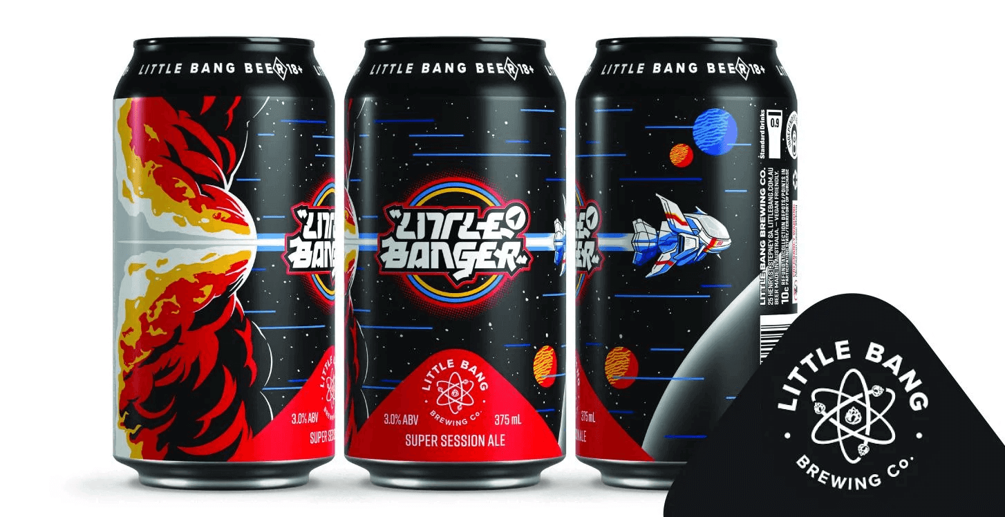 The 2020 winner of GABS Can Design Awards-Little Bang Brewing-Co