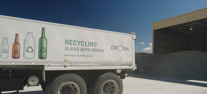 Glass Recyling with Orora Beverage