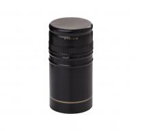Stock cap black/gold band