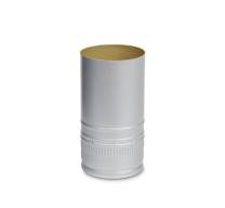 Tin Liner Metallic Silver Screw Cap 